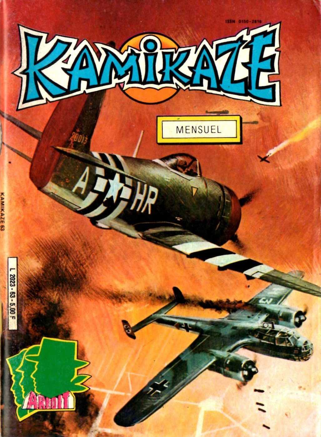 Scan de la Couverture Kamikaze n 63